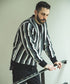 MR.OLIVE7G GARTER STITCHING KNIT / MULTI STRIPE CARDIGAN ミスターオリーブ/7G ガーターニット / マルチストライプ カーディガン